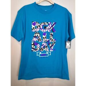 VTG DGK Kayo All Day Blue Shirt NOS I Heart Haters Motivation Skater Tee Sz M
